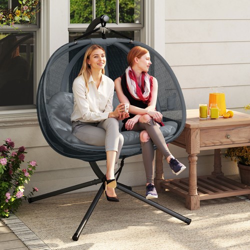 Double hanging egg - hanging, chair