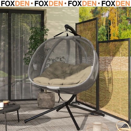 Double hanging egg chair - hanging, 2