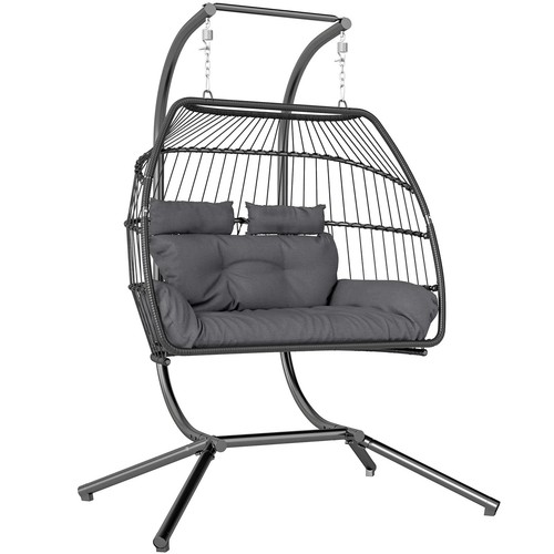 Garden rattan double hanging - garden,