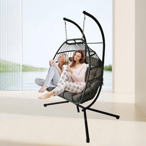 Double egg chair with - egg,