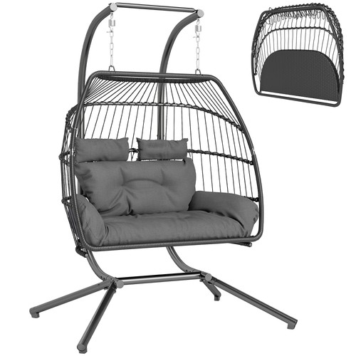 Outsunny rattan double hanging - double,