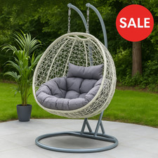 DOUBLE SWING EGG CHAIR WITH