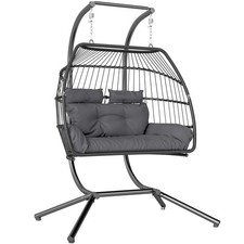 Outsunny Rattan Double Hanging