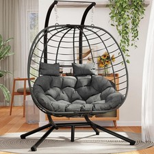 Double Egg Chair with Metal
