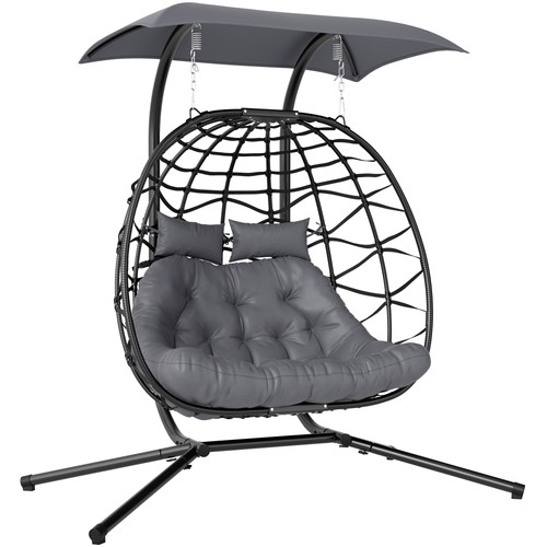Outsunny rattan double hanging - outsunny,