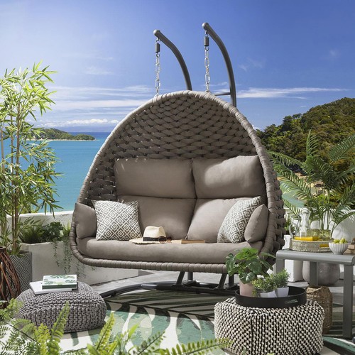Outdoor double hanging egg - outdoor,